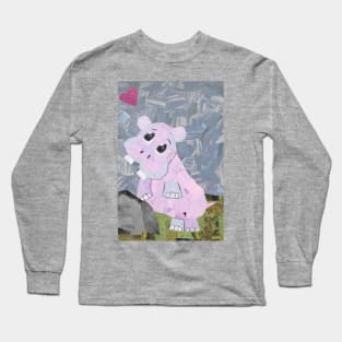 Hippo Loves You Long Sleeve T-Shirt